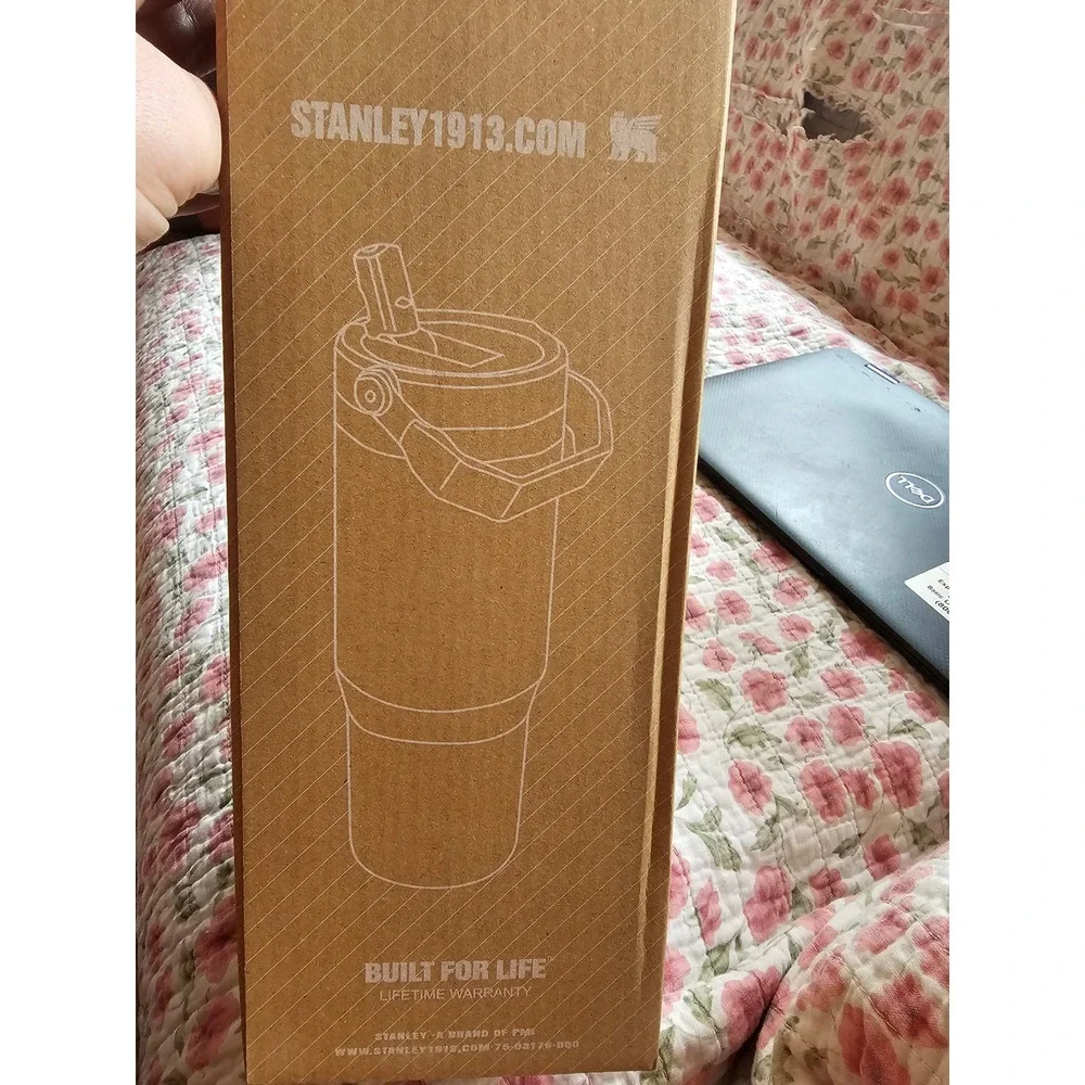 Stanley IceFlow Flip Straw Tumbler 30oz Rose Quartz Stainless Steel Water Bottle - Picture 2 of 5